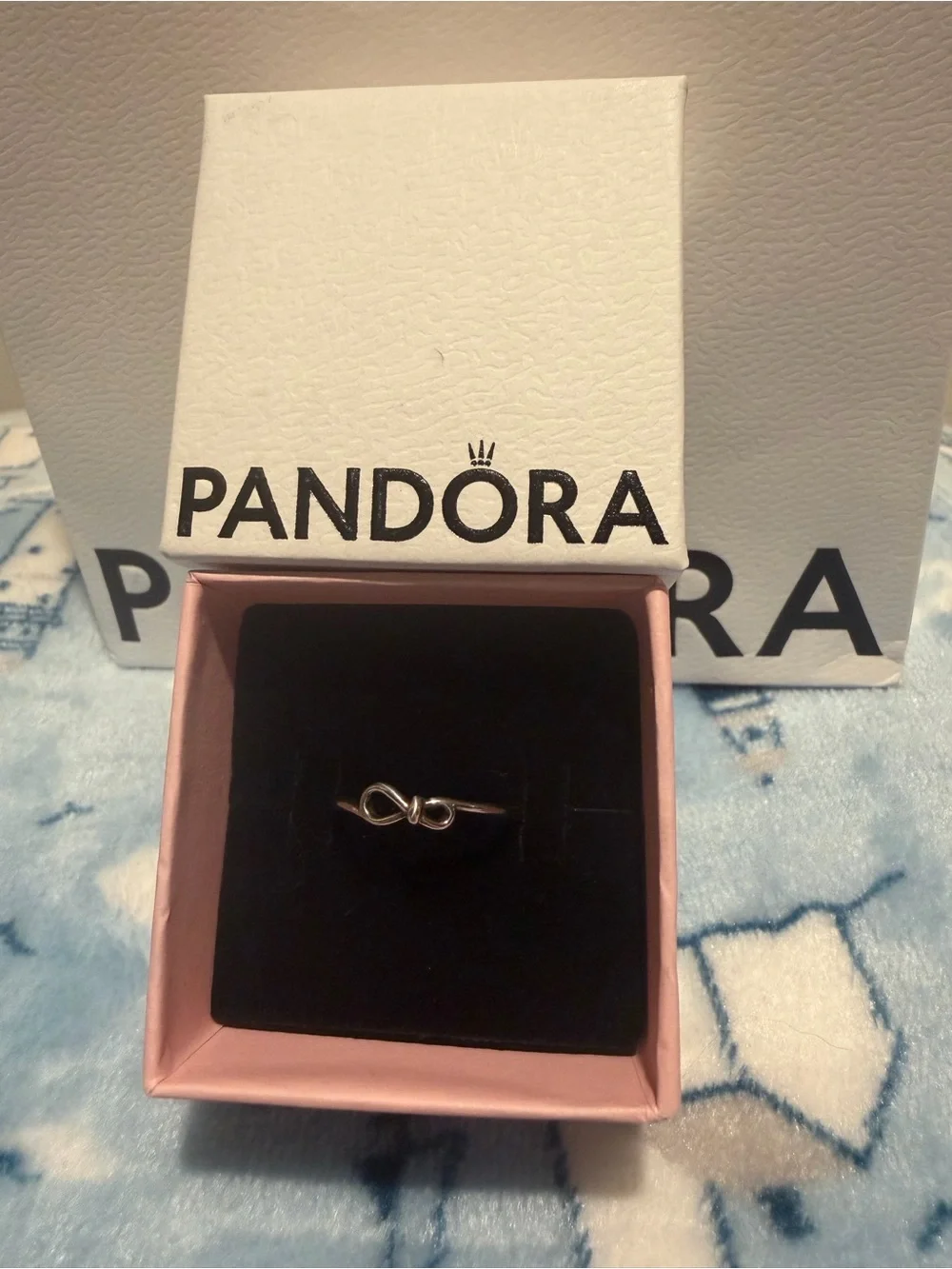 Pandora Silver Infinity Knot Ring